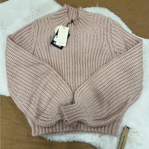 Doen Blush Pink Turtleneck Sweater
